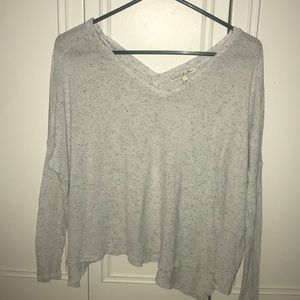 Loose fitting long sleeve shirt